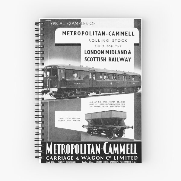 Item preview, Vintage Metro Cammell Railway anuncio 1938 designed and sold by Random Railways.