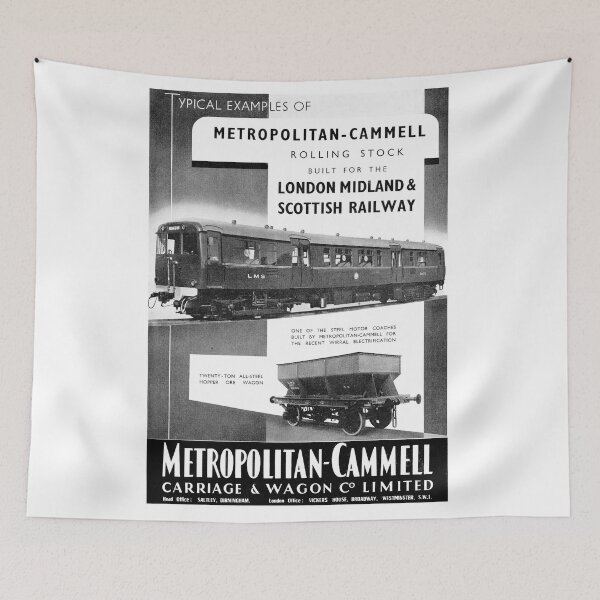 Item preview, Vintage Metro Cammell Railway advert 1938 designed and sold by Random Railways.