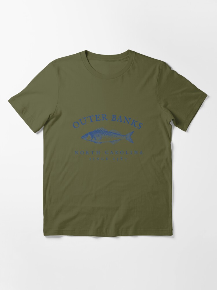 Retro Outer Banks North Carolina Fishing Essential T-Shirt for Sale by  PhanXanhYUss