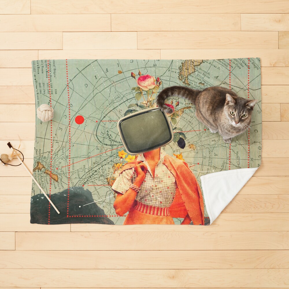 Antarctic Broadcast Pet Blanket