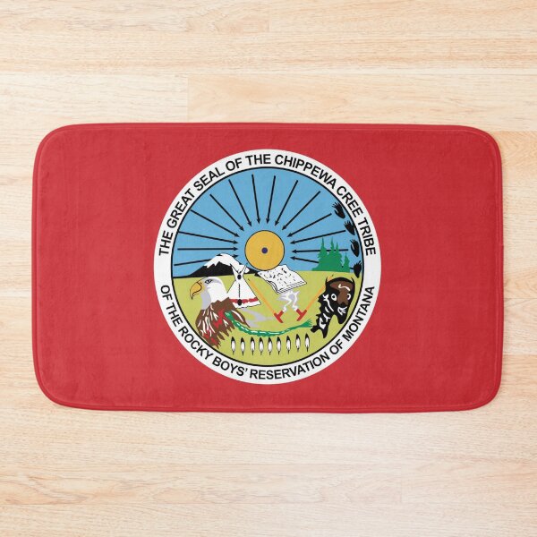 Item preview, Flag of Rocky Boy's Indian Reservation USA designed and sold by Beluga Cat.