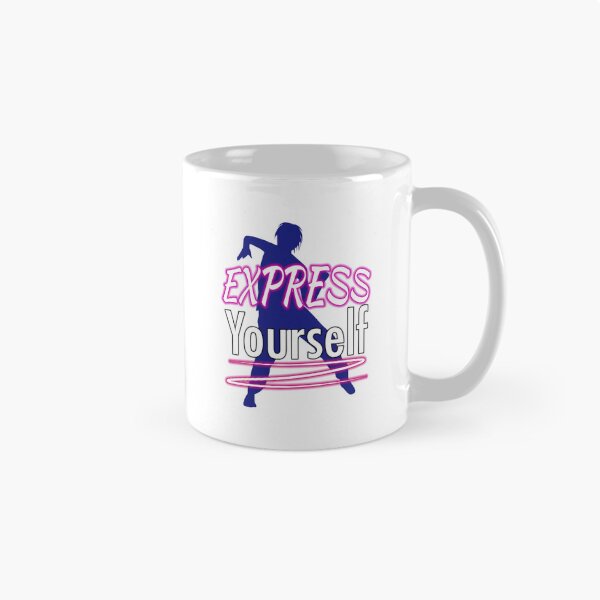 Item preview, 'Express Yourself' (White) designed and sold by The Button Gal.