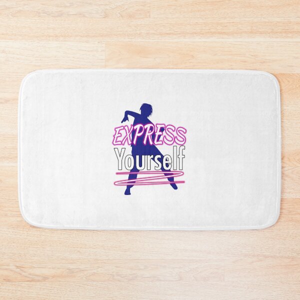 Item preview, 'Express Yourself' (White) designed and sold by The Button Gal.