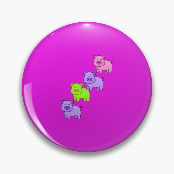 Item preview,  COLORFUL PIGS IN BEAUTIFUL COLORS. designed and sold by marie1919.