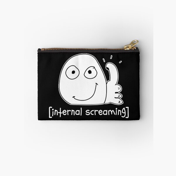 Item preview, Introvert Meme internal screaming Thumbs Up Dank Meme designed and sold by alltheprints.