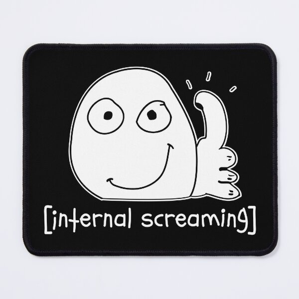 Item preview, Introvert Meme internal screaming Thumbs Up Dank Meme designed and sold by alltheprints.