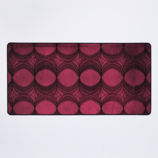 Item preview, Geometrical Patched Pattern in Shades of Pink - Worn or Denim Look designed and sold by ckylin.