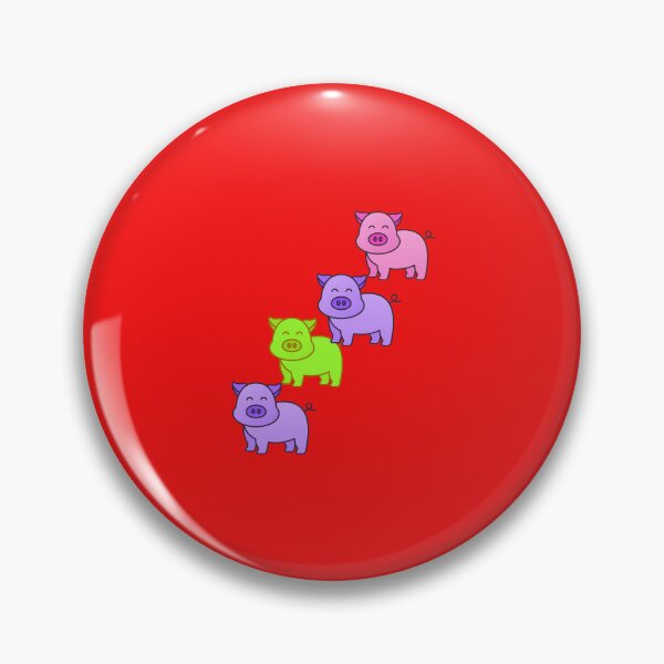 Item preview,  COLORFUL PIGS IN BEAUTIFUL COLORS. designed and sold by marie1919.