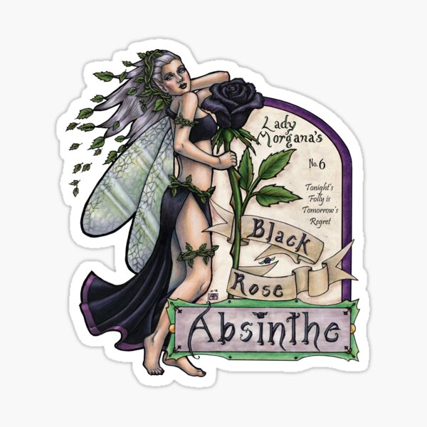 Lady Morgana's Absinthe Sticker