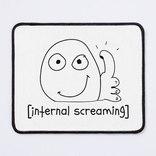 Item preview, Introvert Meme internal screaming Thumbs Up Dank Meme designed and sold by alltheprints.