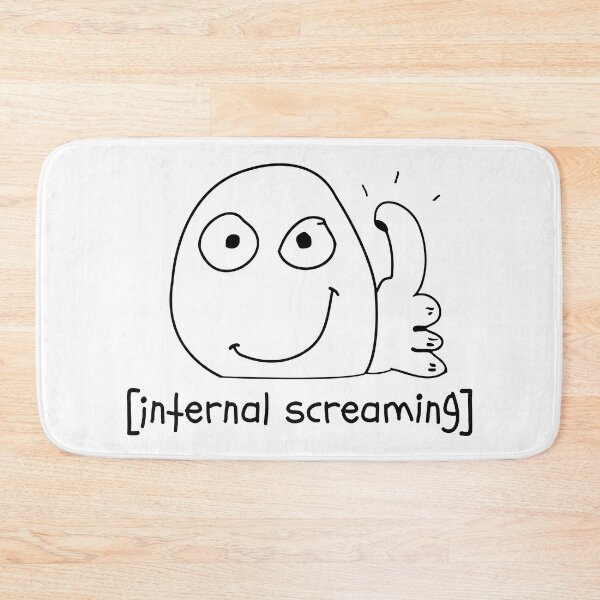 Item preview, Introvert Meme internal screaming Thumbs Up Dank Meme designed and sold by alltheprints.