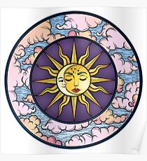Mond und Sonne Poster