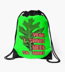 Weed Drawstring Bag