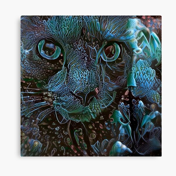 Fishtank Freakout! (Electric Catnip) Canvas Print