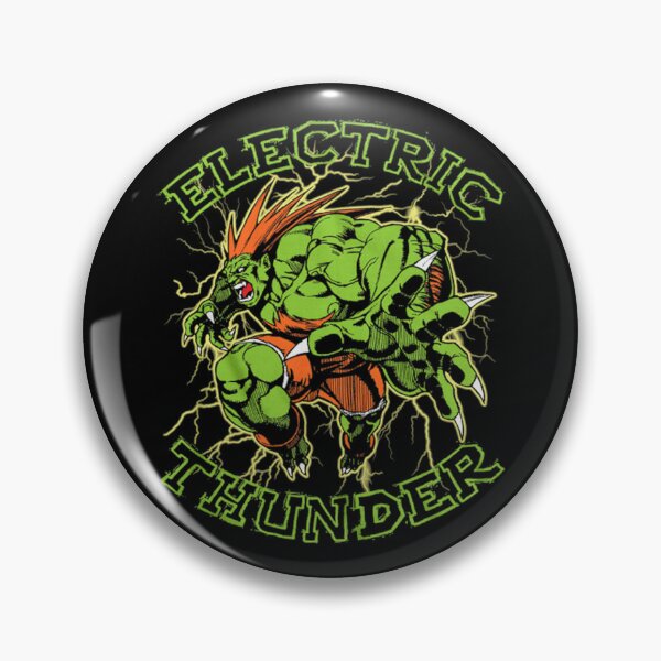 STREET FIGHTER 'Blanka Electric Thunder' enamel pin badge