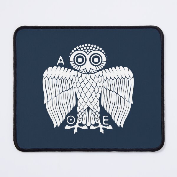 Item preview, Owl of Athena (3rd version - without border) designed and sold by archaeologyart.
