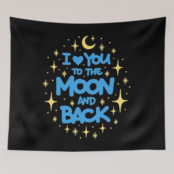 Item preview, I love you to the moon and back designed and sold by Zagach Letters.