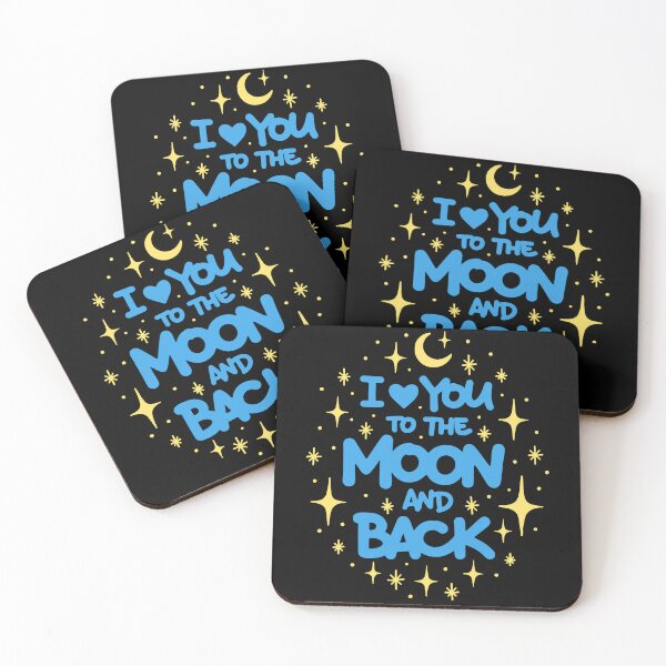 Item preview, I love you to the moon and back designed and sold by Zagach Letters.