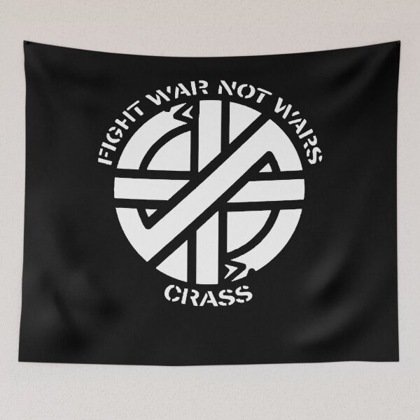 Item preview, Crass Fight War Not Wars designed and sold by SaraGonzalesT.