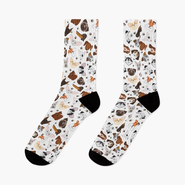 Item preview, Cute Dog Breeds Illustrations Seamless Pattern designed and sold by deepan chandrasekaran.