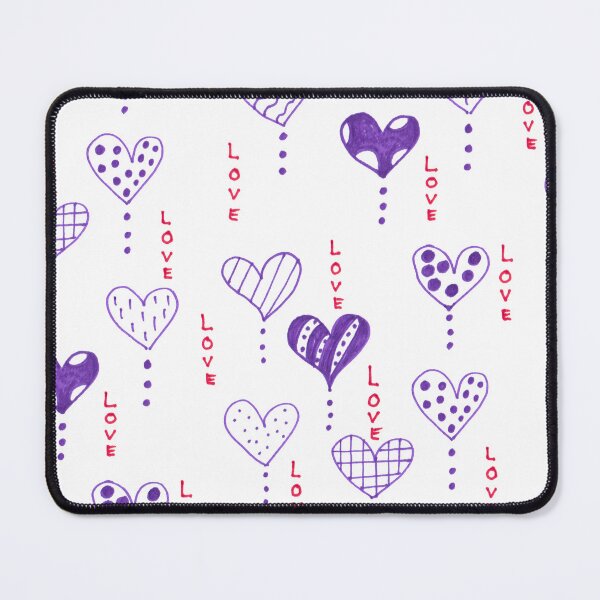 Item preview, Purple Hearts and Love Collage designed and sold by ckylin.