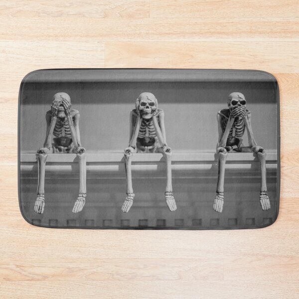 Item preview, 3 Funny Skeletons sitting on a ledge designed and sold by cgroenewald.