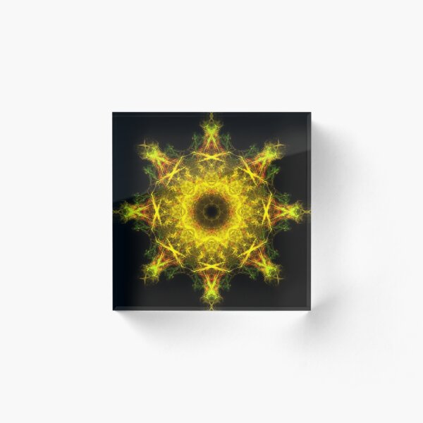 Heart of the Sun Acrylic Block