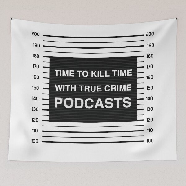 Item preview, Ask Me About True Crime Podcasts designed and sold by Vimbuy.