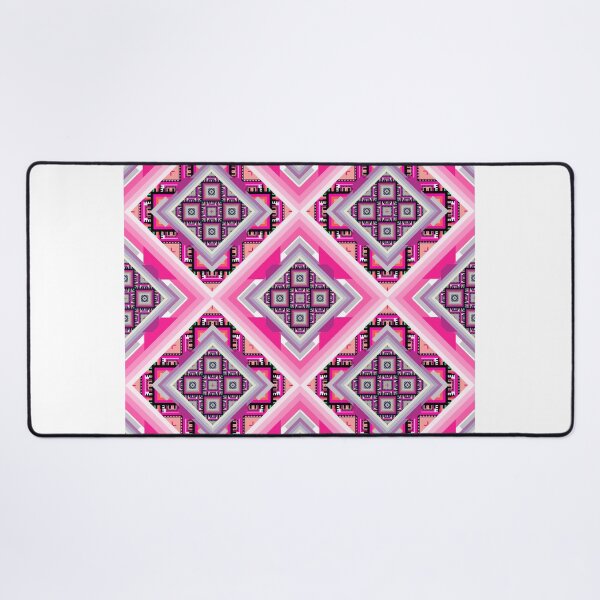 Item preview, Pink and Violet Square Dimension in Seamless Pattern designed and sold by MyMemoriesArts.