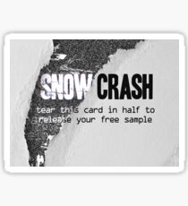 Schneekrash Sticker
