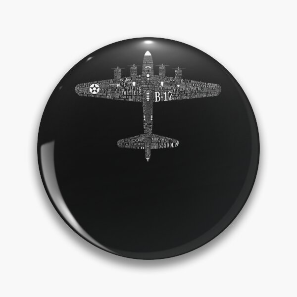 Item preview, B-17 Flying Fortress Typography Art WWII Bomber designed and sold by ryantbnraciti.