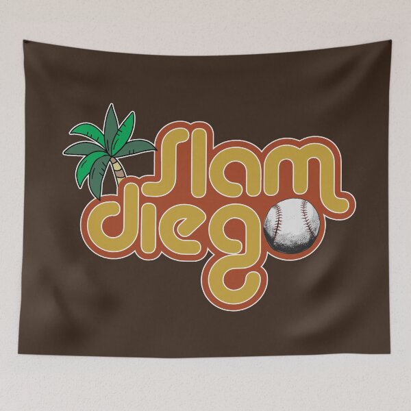 Item preview, Slam Diego Sunset Palm Tree San Diego Baseball Grand Slam designed and sold by 9ine9.