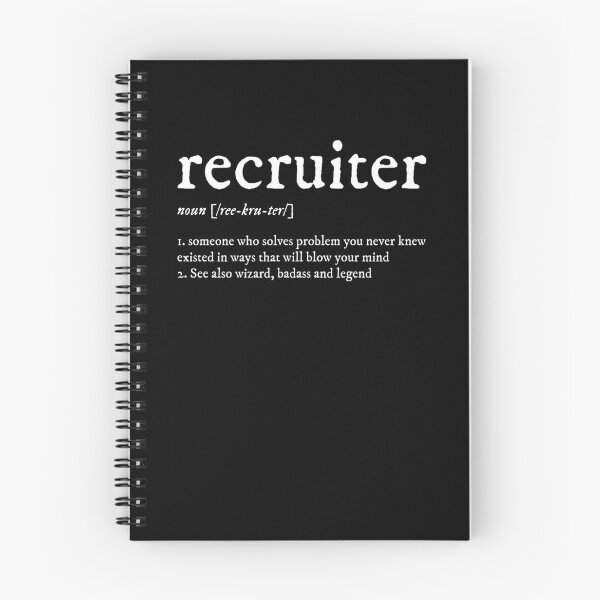 Item preview, Definition of Recruiter Funny Design designed and sold by Click-Like.