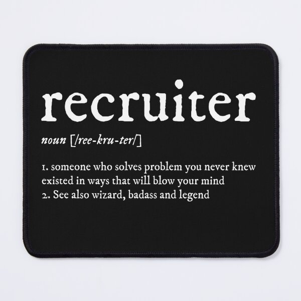 Item preview, Definition of Recruiter Funny Design designed and sold by Click-Like.