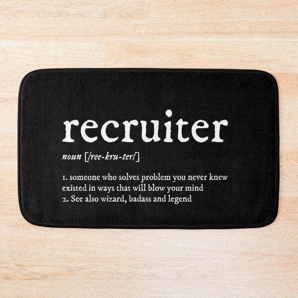 Item preview, Definition of Recruiter Funny Design designed and sold by Click-Like.