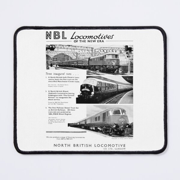 Item preview, Vintage North British Locomotives advert, 1938 designed and sold by Random Railways.