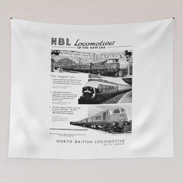 Item preview, Vintage North British Locomotives advert, 1938 designed and sold by Random Railways.