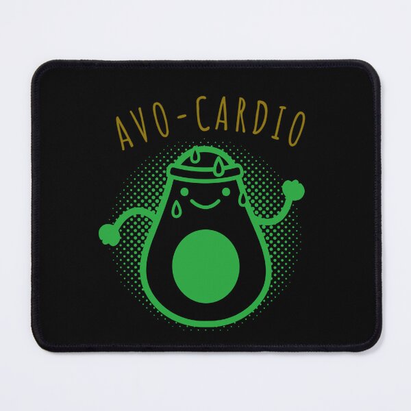Item preview, Avo-Cardio Black - Funny Gym designed and sold by GymWearDepot.