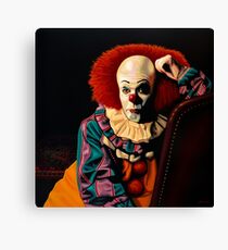 Pennywise painting Canvas Print