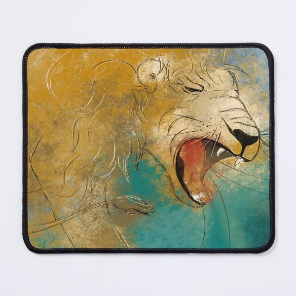 Item preview, lion roaring designed and sold by studioMoSa.
