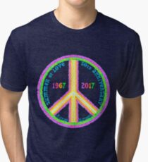 Summer of Love 50th Anniversary - Hippies to Hipsters Tri-blend T-Shirt