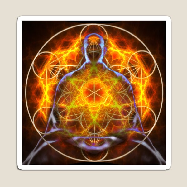 Zazen - Merkaba Meditator Magnet