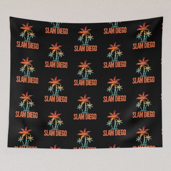 Item preview, Slam Diego Sunset Palm Tree Diego Baseball Home Run designed and sold by 9ine9.