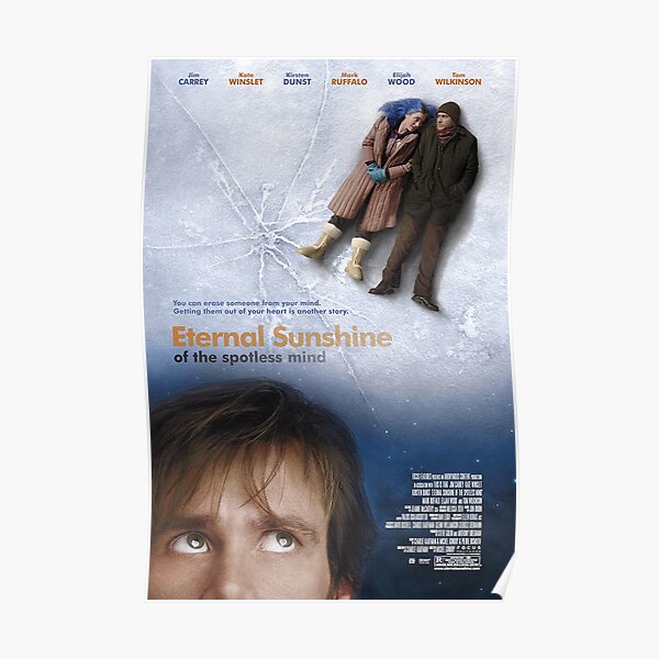 Eternal sunshine of the spotless mind Jim Carrey and Kate Winslet Poster