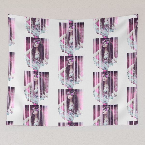 Item preview, Flower girl in a Field of Pink FLowers designed and sold by CreativNode.