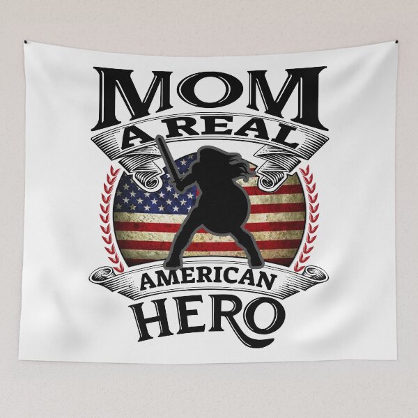 Item preview, Copy of Mom Real American Hero, Mom A Real American Hero designed and sold by DsignTByMason.