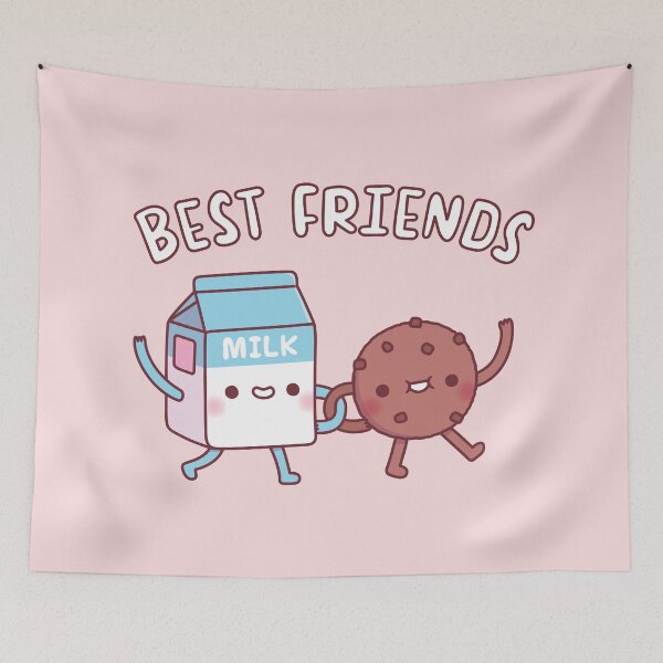 Item preview, Cute Milk and Cookie Best Friends designed and sold by rustydoodle.