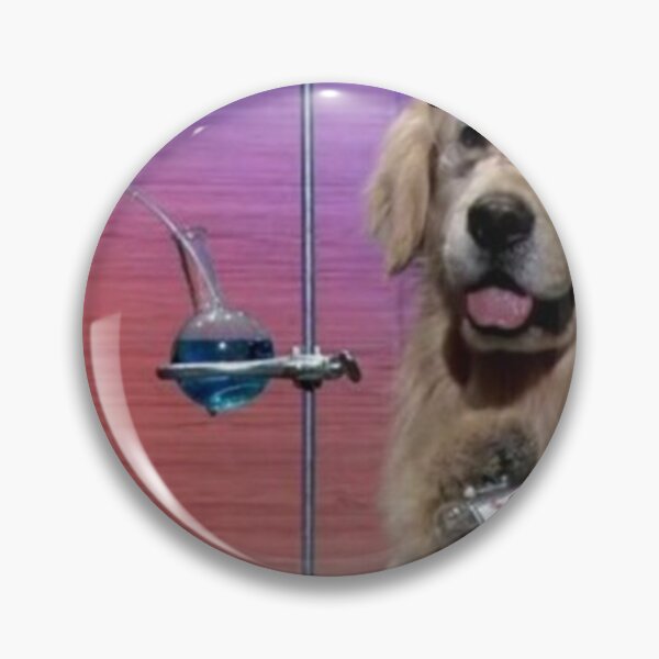 Item preview, ;Chemistry Dog Meme poster designed and sold by retharkraus.