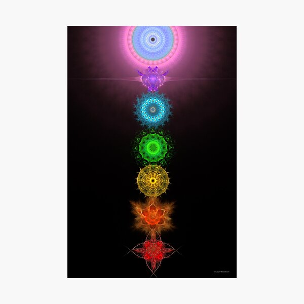 The Seven Chakras Photographic Print
