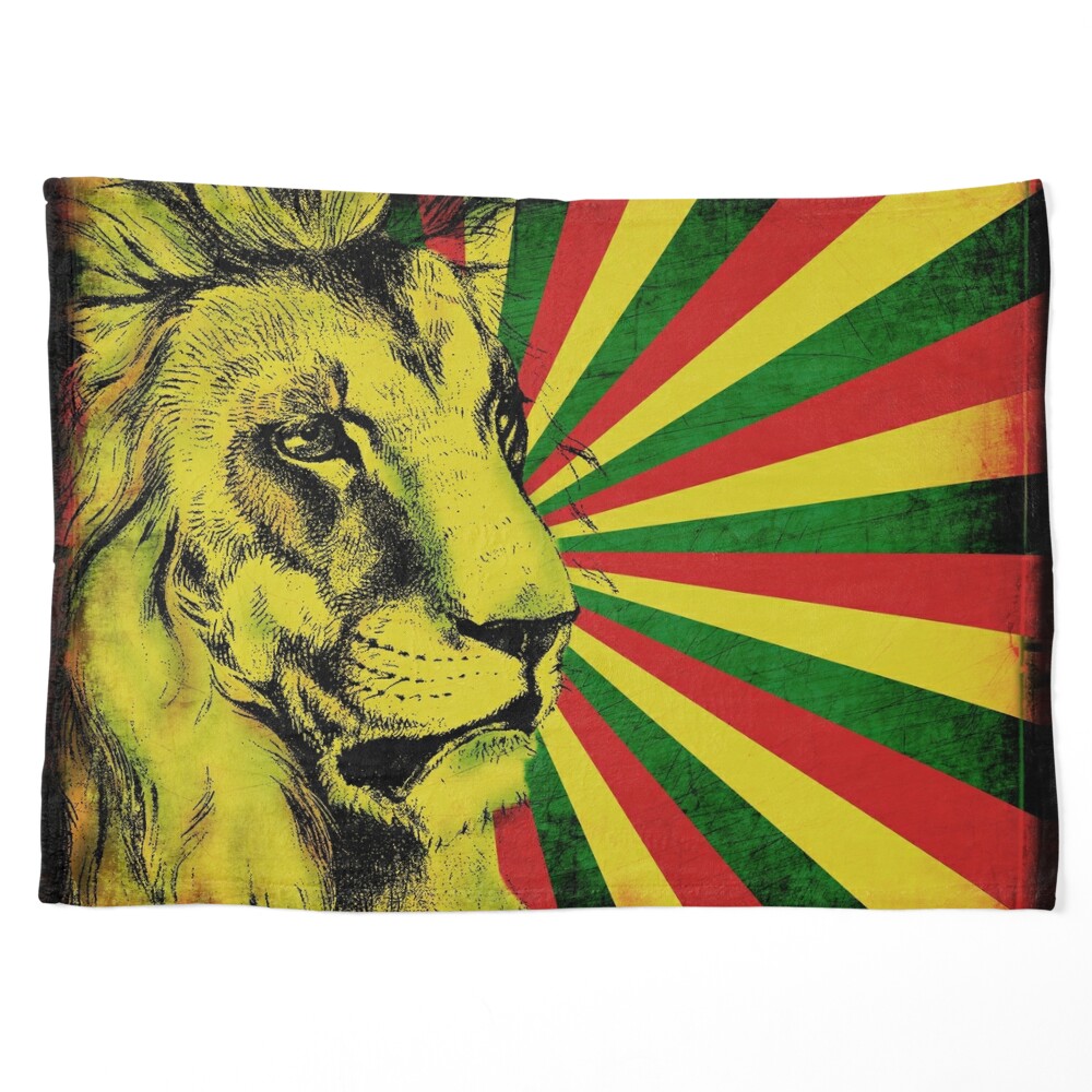 Jamaican Lion Flag Black Hawaiian Shirts